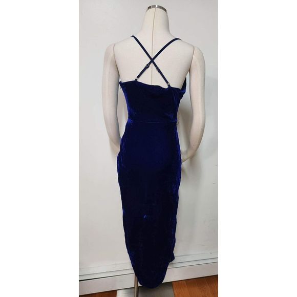 ADELYN RAE ZANA VELVET COWL NECK SLIP DRESS Size M - Picture 11 of 12